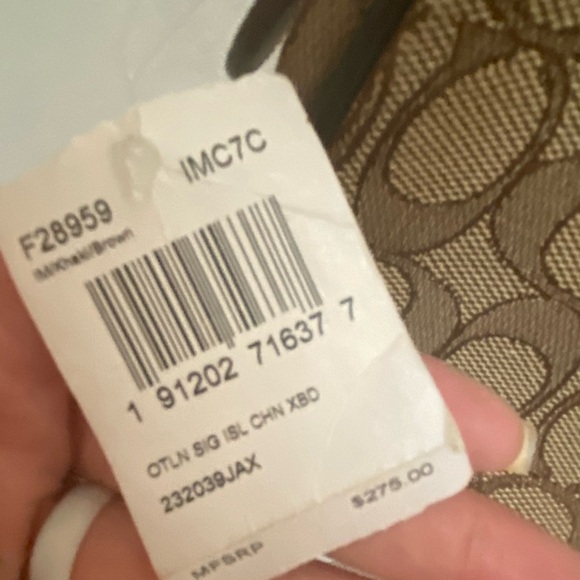 NWT Coach 2018 Isla Signature Jacquard Crossbody - Picture 6 of 11